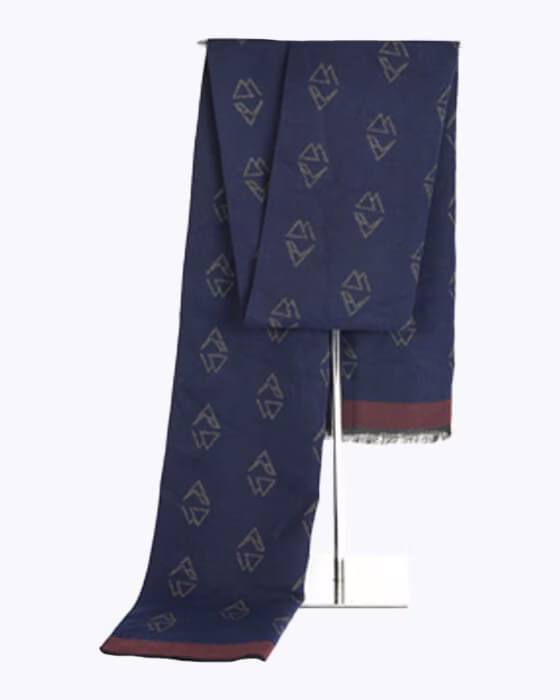 شال گردن موهر مردانه زنانه دورو طرح مثلثی جوراب نوین